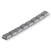 Masses d'équilibrage 40 g bande (8x5g) plomb argent